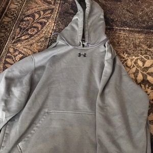 Gray under armor hoodie